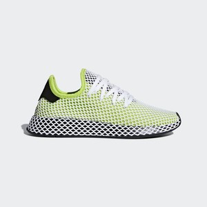 Adidas deerupt blanche online et noir